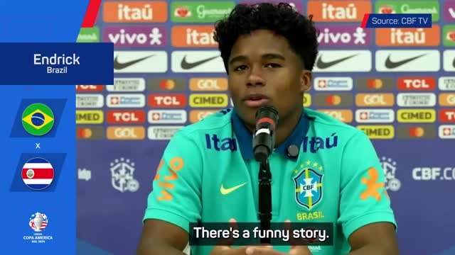 Endrick hoping for photo with Brazil team-mate Neymar