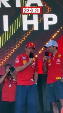 CHARLES LECLERC DIO DECLARACIONES EN ESPAÑOL CON AYUDA DE CARLOS SAINZ