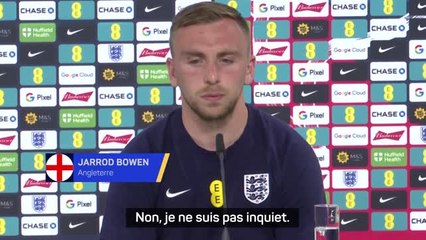 Angleterre - Bowen "pas inquiet" de la forme de Bellingham et Kane