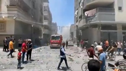 Raid israeliano a Gaza City, almeno 42 morti