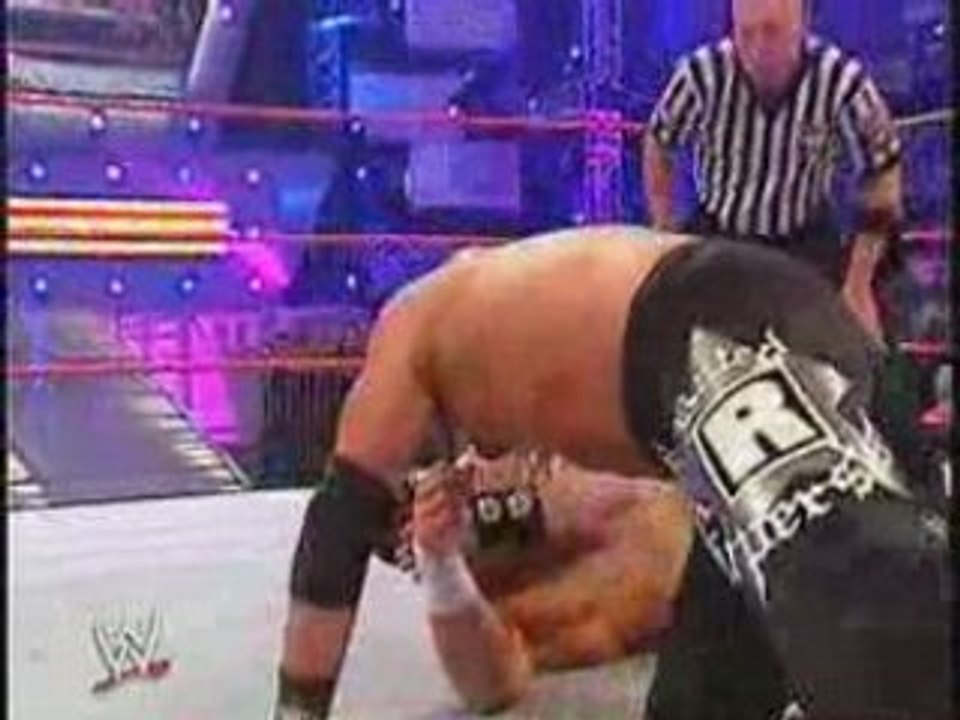 John Cena vs Triple H & Edge (Handicap match)