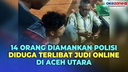 Polisi Grebek Sejumlah Warkop di Aceh Utara, Amankan 14 Orang yang Diduga Terlibat Judi Online