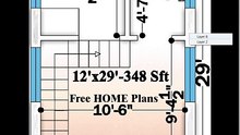 12X29  Home Plan 373