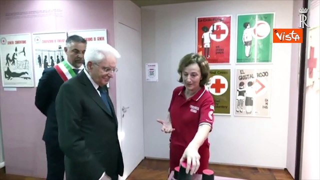 Mattarella celebra il 160? anniversario della Croce Rossa Italiana