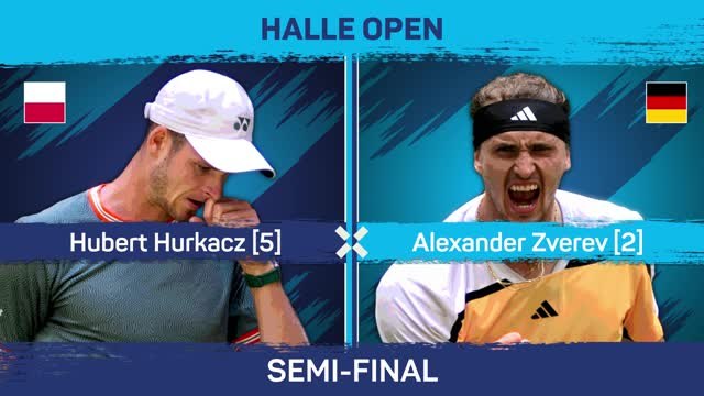 Hurkacz stuns Zverev to reach Halle final