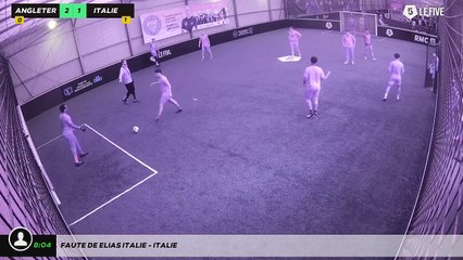 Faute de ELIAS ITALIE - ITALIE