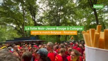 Ambiance dans la Fan Zone du match Belgique - Roumanie à Cologne