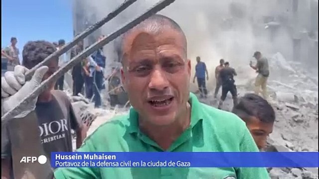 Personal sanitario palestino reporta una veintena de muertos en bombardeos israelíes en Gaza