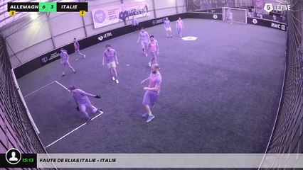 Faute de ELIAS ITALIE - ITALIE