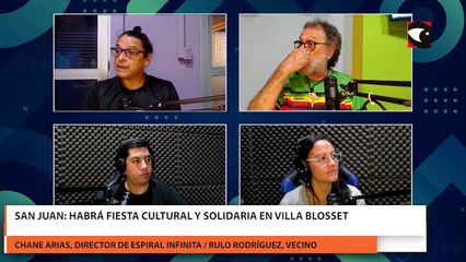 San Juan: habrá fiesta cultural y solidaria en Villa Blosset