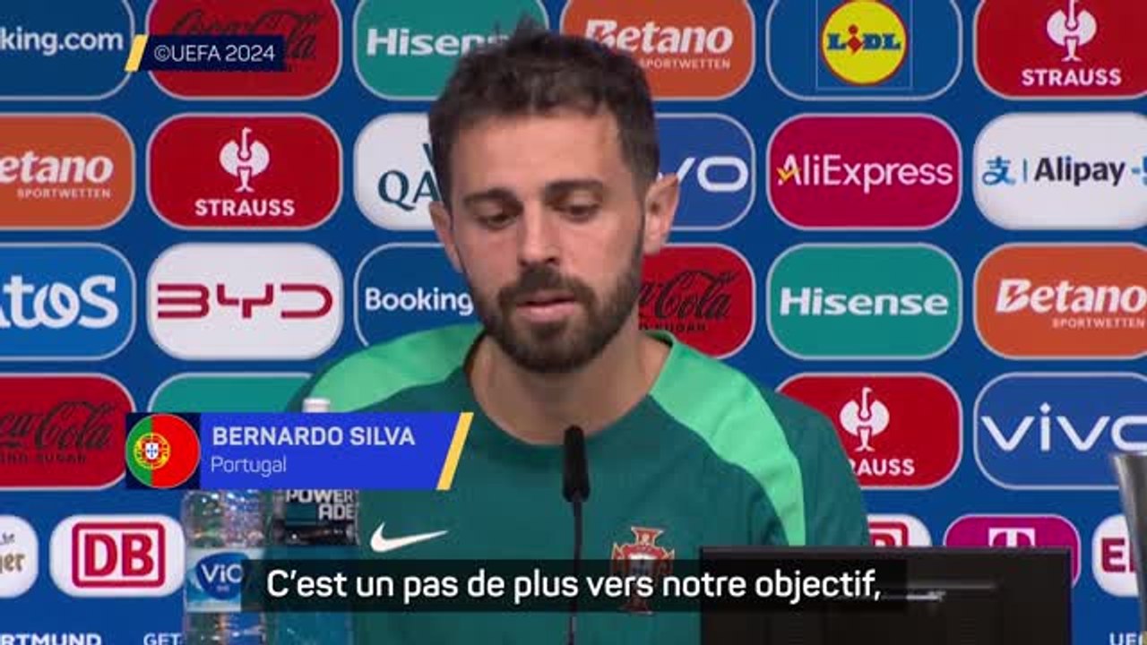 Portugal - Bernardo Silva : "Un pas de plus vers notre objectif qui est d'essayer de gagner l'Euro"