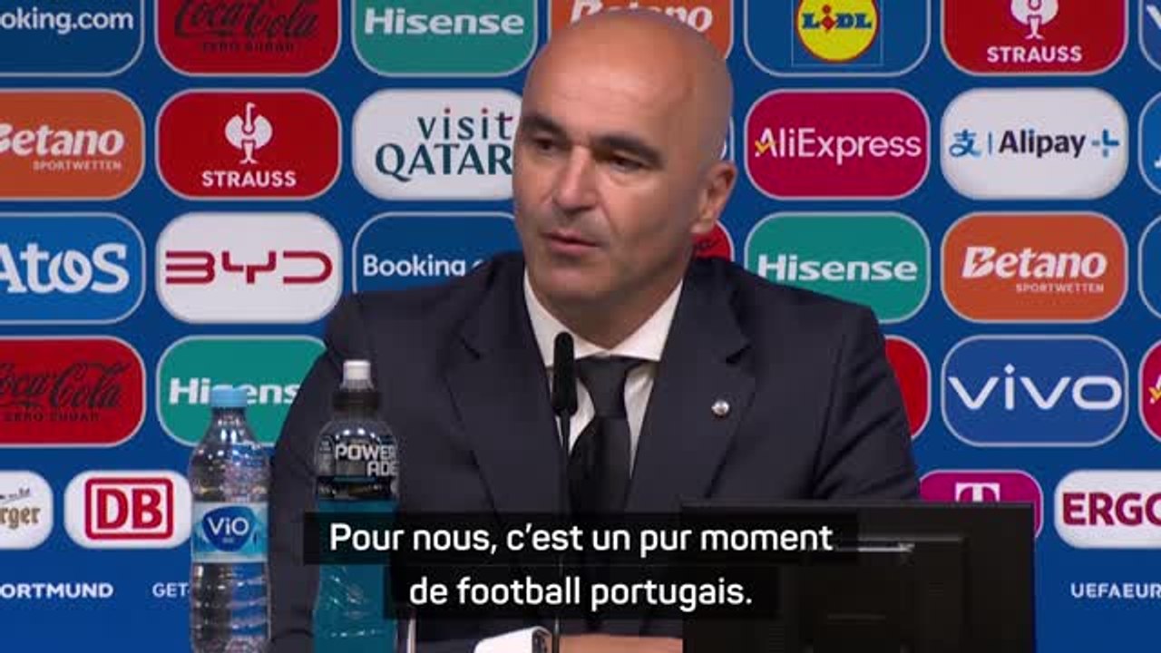 Portugal - Martinez : "La passe de Ronaldo à Fernandes ? Un pur moment de football portugais"