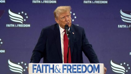 Trump claims he’s taken ‘more wounds’ than any other president at DC faith conference
