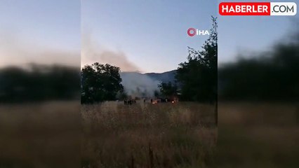 Tokat'ta Düğün Sırasında Havai Fişek Yangını