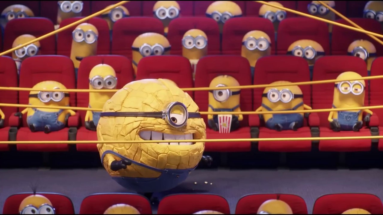 MOI MOCHE ET MÉCHANT 4 - Les Super Minions se battent pour du popcorn - Bande Annonce VF (Minions 2024 - Animation)
