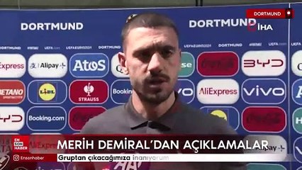 Merih Demiral: Maç bizim açımızdan çok kötüydü