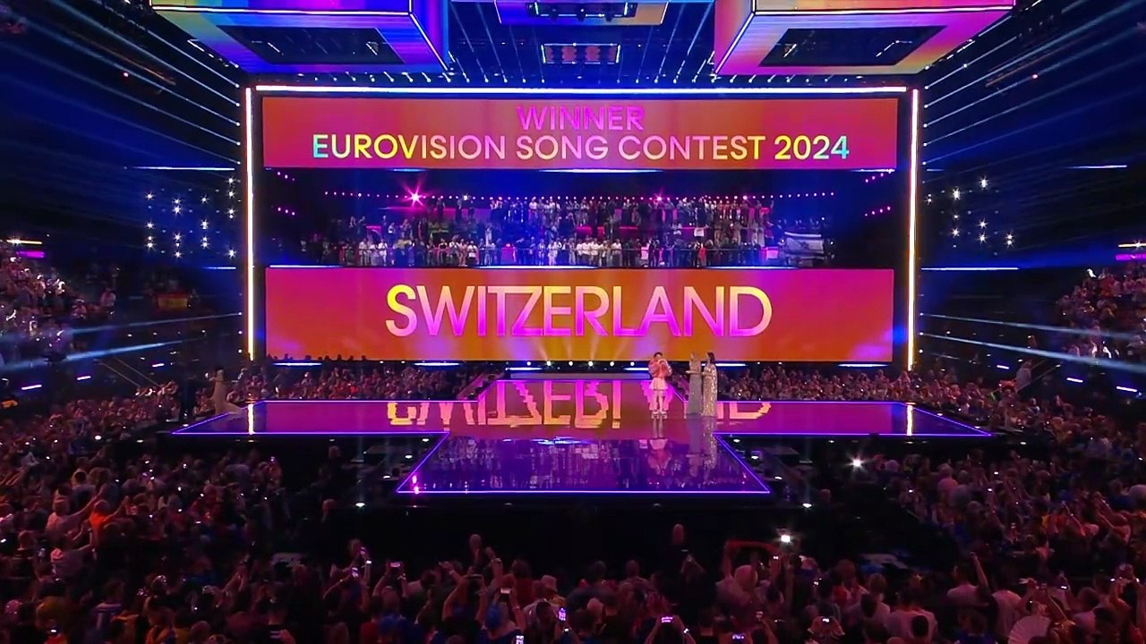 Schweiziske Nemo siger tusind tak i sin vinder tale til alle fans | Eurovision Song Contest 2024 | DRTV