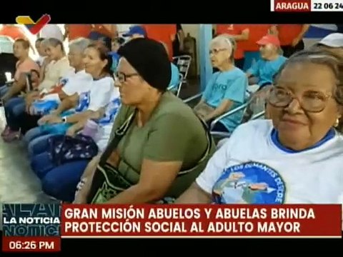 Adultos mayores de Guárico y Aragua respaldan a la Gran Misión Abuelos y Abuelas de la Patria
