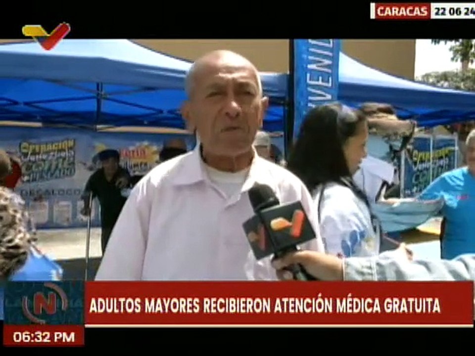 Jornada de atención médica integral favorece a los adultos mayores de Caracas