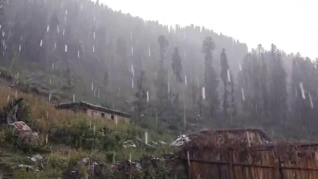 Right now I'm at about 10,000 feet above 70 sea level and it's raining here right now