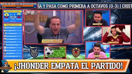 Así vivió El Chiringüito la remontada de La Vinotinto en la Copa América