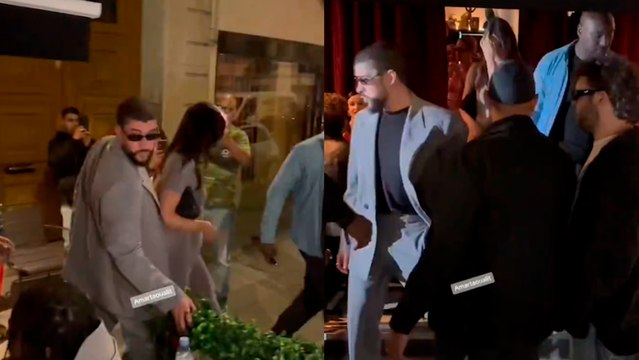 Bad Bunny y Kendall Jenner de cena romántica por París en la semana de la moda