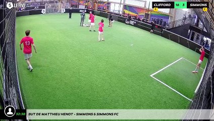 But de Matthieu HENOT - SIMMONS & SIMMONS FC