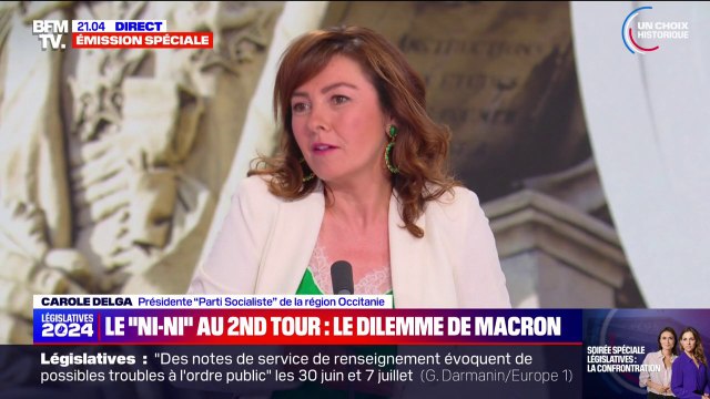 Législatives: Carole Delga estime qu'Emmanuel Macron devrait être dans la modestie, l'effacement et l'apaisement