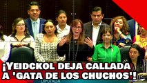 ¡VEAN! ¡Yeidckol deja callada a ‘gata de los chuchos’ por no ocultar su ardor por su brutal derrota!