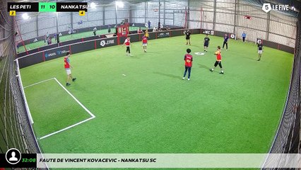 Faute de VINCENT KOVACEVIC - Nankatsu SC