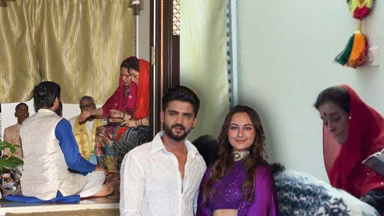Sonakshi Sinha Zaheer Iqbal Wedding: Sahtrughan Sinha Perform Puja At Ramayana Inside Video Troll...