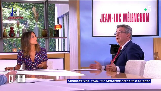Vifs échanges entre Jean-Luc Mélenchon et Natacha Polony dans C l'hebdo sur France 5