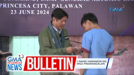 Download Video: Sundalong naputulan ng hinlalaki nang harangin ng CCG ang RORE mission, kabilang sa mga pinarangalan ni PBBM | GMA Integrated News Bulletin