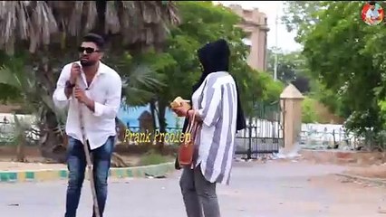 Blind Man With Greedy Girl