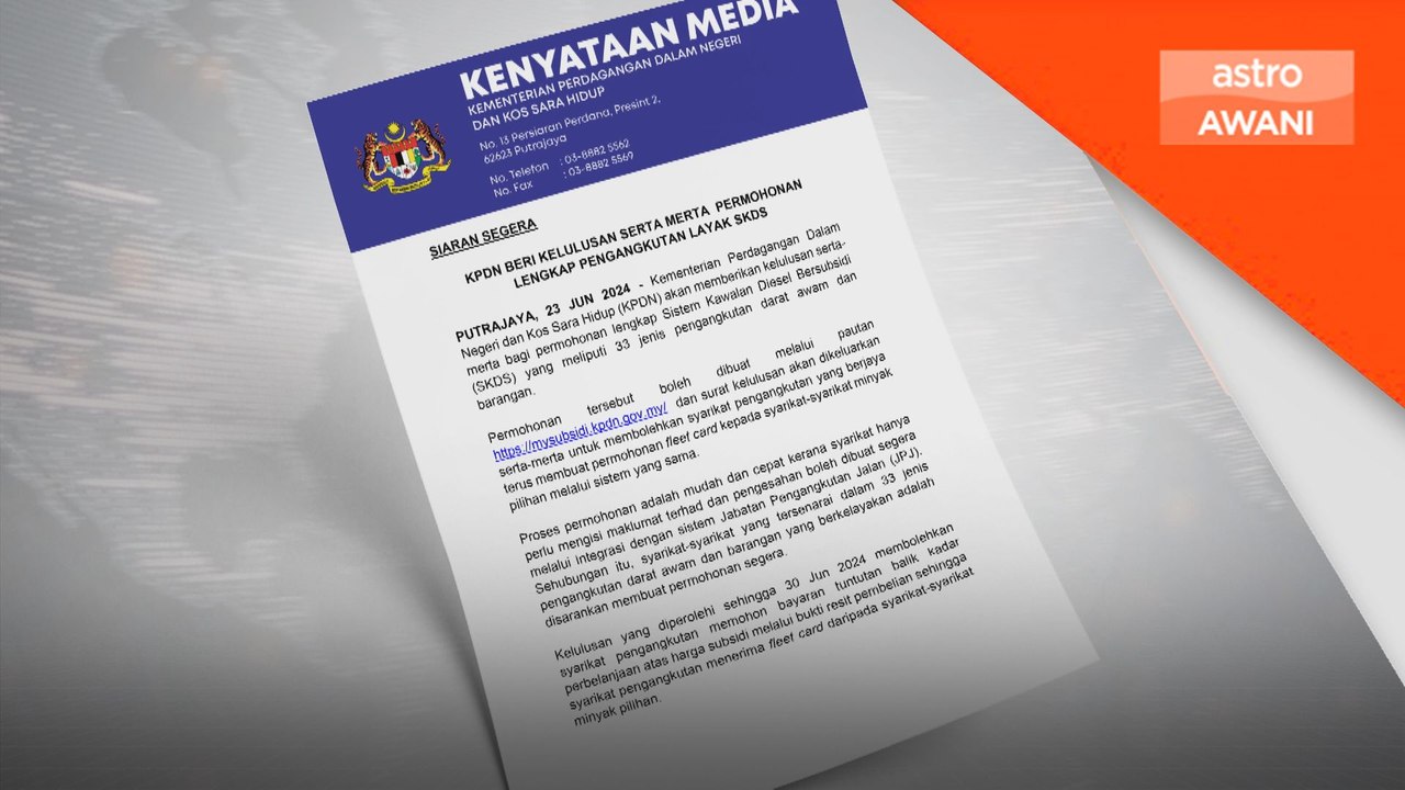 Bayaran tuntutan balik SKDS dilaksana mulai Julai - KPDN