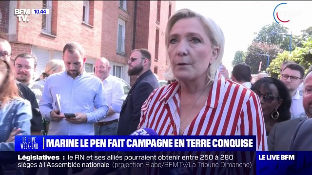 Marine Le Pen: Il y a une grande mobilisation des Français qui veulent un changement, et ce changement passera par une majorité absolue du RN