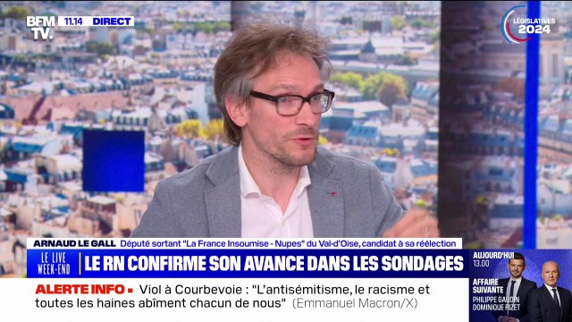 Arnaud Le Gall (député LFI sortant du Val-d'Oise): Jean-Luc Mélenchon fait évidemment partie des personnes qui seraient capables de gouverner ce pays
