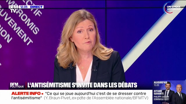 Viol antisémite: Il y a une dérive de notre société que nous ne pouvons pas laisser passer , affirme Yaël Braun-Pivet
