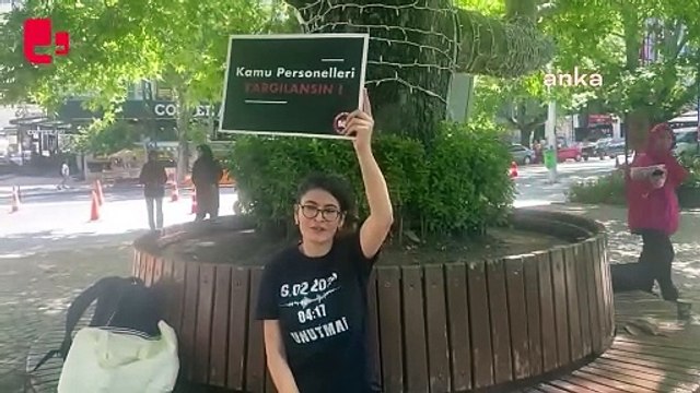 Döne Kaya, Adalet Nöbeti'nin 8. haftasında Kuğulu Park'ta