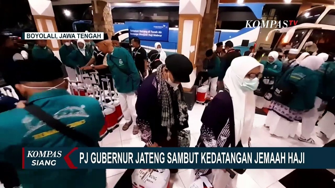 Sambut Kedatangan Jemaah Haji Kloter 1, Ini Pesan PJ Gubernur Jateng kepada Haji dan Hajah