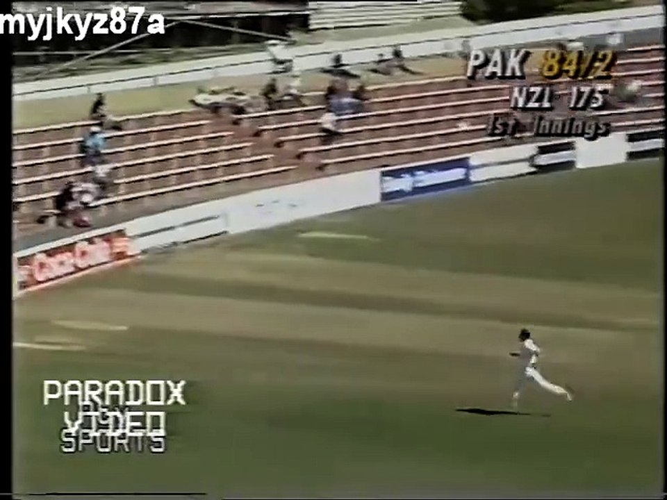 Saeed Anwar First TEST CENTURY  Vs New Zealand 1994
