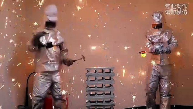 Incredible Fire Art - Creating Tiny Stars in a Mesmerizing Display!