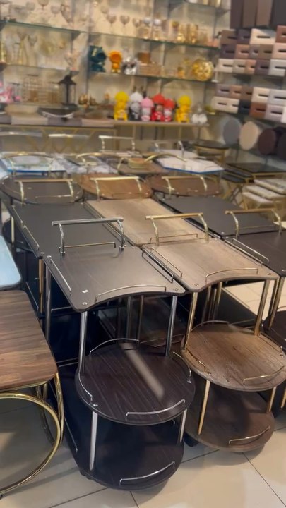 #tea trolly#decoration#leatherised product