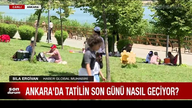 Bayram tatilinin son günü: Ankara'da piknik alanları doldu taştı