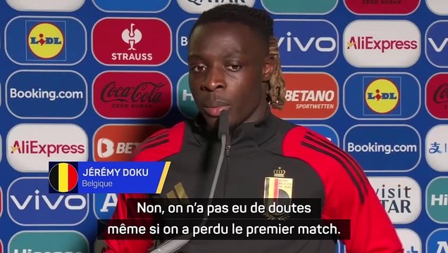 Doku : On n'a pas eu de doutes même si on a perdu le premier match