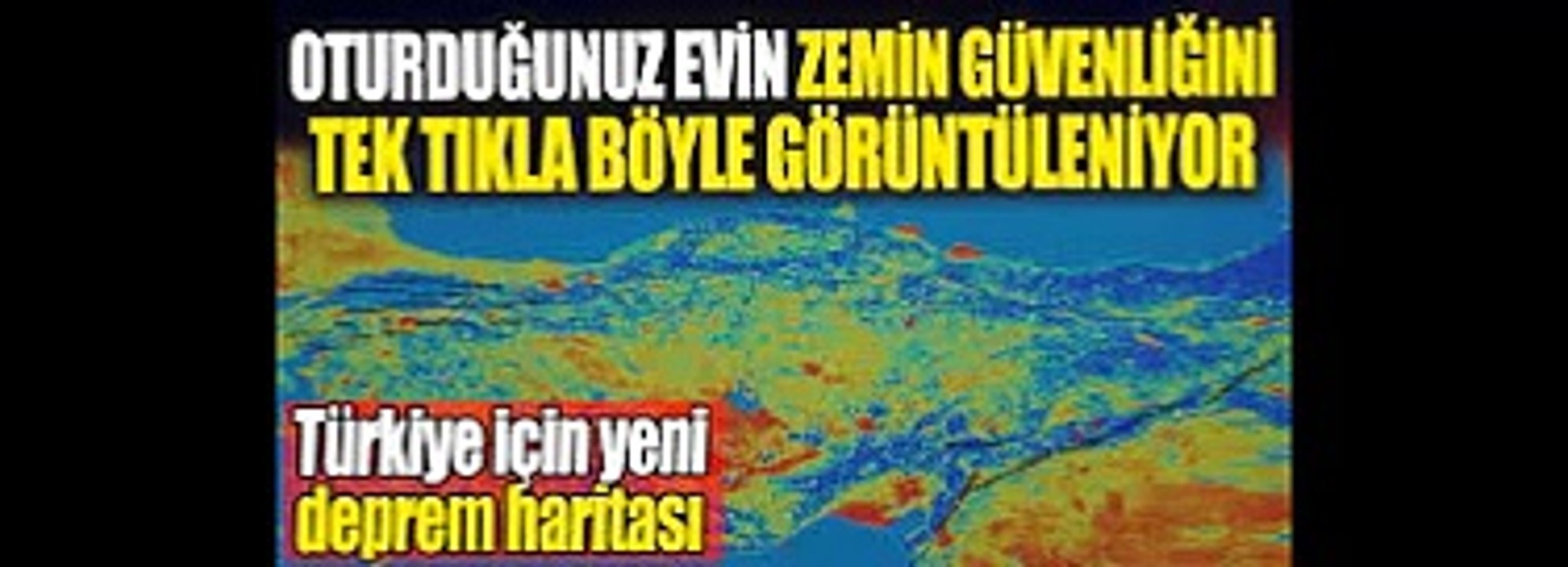Bilgiler Amerikan Jeoloji Servisi’nden alındı! Türkiye için yeni deprem haritası