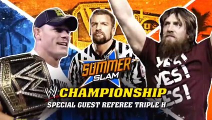 WWE SummerSlam 2013 - Daniel Bryan vs John Cena (WWE Championship)