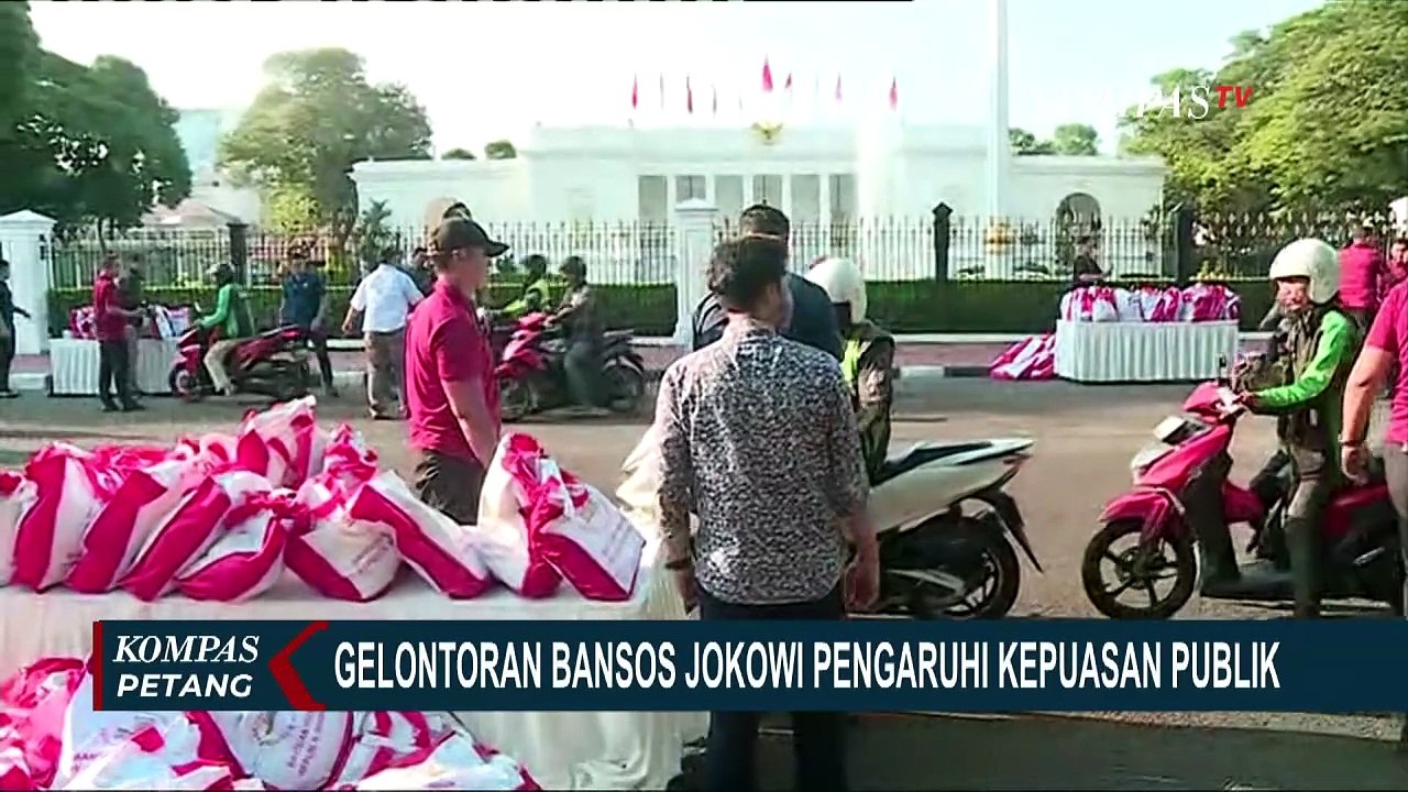Gelontoran Bansos Jokowi Pengaruhi Kepuasan Publik, Akan Dilanjutkan Prabowo-Gibran?