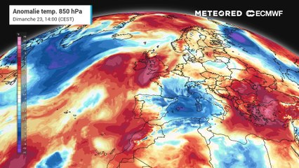 Chaleur en début de semaine avant l'arrivée d'une nouvelle goutte froide