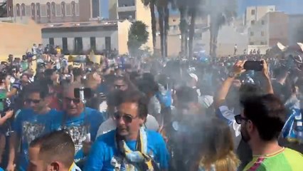 Vídeo de la entrada del Málaga para visitar a El Cautivo